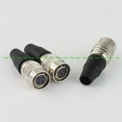 3x 4PIN Female Push Pull Connector Compatible HIROSE HR10A-7P-4S fr Sony Trantec - Image 1 of 4