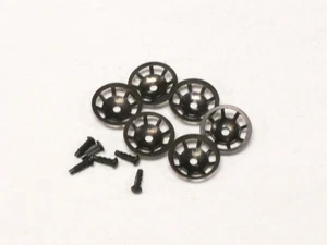 715-21 Metal Brake Wheels & Drive Stud Pins, O/O27 Gauge Freight Cars, 6 Pcs. - Picture 1 of 1