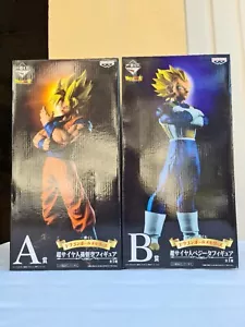 Dragon Ball Ichiban Kuji Memories A&B Goku Ssj Vegeta Ssj - Imagen 1 de 6