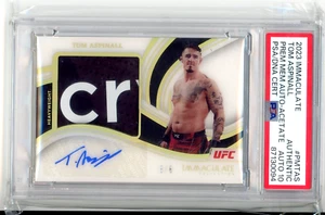 Tom Aspinall 2023 Panini Immaculate Premium Memorabilia Auto /8 PSA 10 Pop 1 UFC - Foto 1 di 2