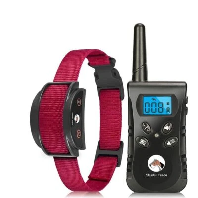 STUNGITRADE Vibrationshalsband Hundetrainer bis 500 Meter Erziehungshalsband mit Vibration