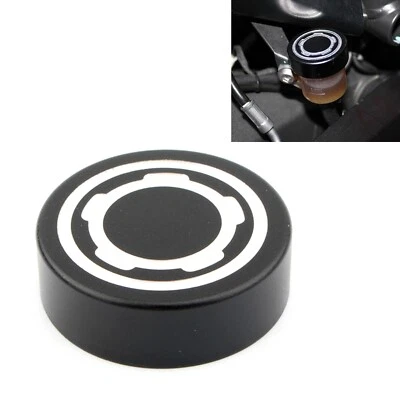 Tampa de reservatório de fluido de freio traseiro CNC para Ducati Scrambler 1100 800 400 preta - Imagem 1 de 4