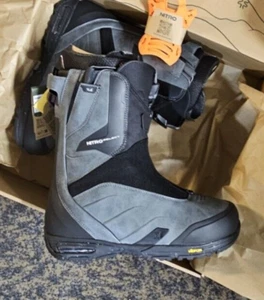 NEW 2025 NITRO SELECT TLS PLUS SNOWBOARD BOOTS US 11.5 CHARCOAL BLACK - Picture 1 of 6