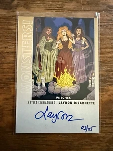 WITCHES - {M25} 2014 Goodwin Champions Monsters! Auto Card - 3/25 - Picture 1 of 2