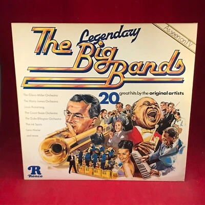 VARIOUS SWING Legendary Big Bands 1980 UK vinyl LP Lena Horne  Ink Spots - Image 1 of 4