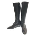 Prada long boots wedge sole women's SIZE 35 1 2 (S)