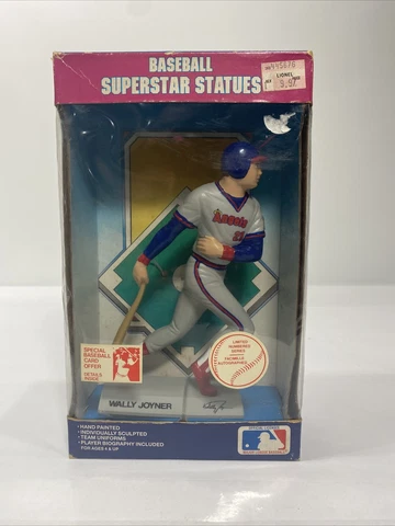 Baseball Superstar Statues Wally Joyner MLB 1988 Ltd Edition #5547/10000.     B6 Cover