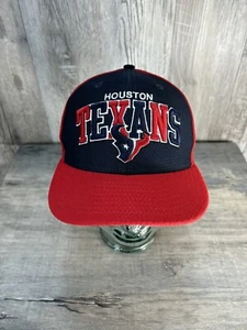 Houston Texans NFL Embroidered 2002 New Era 59FIFTY Cap Sz 7 1/4 Red Navy Blue - Picture 1 of 6