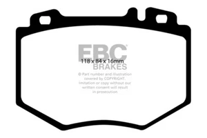 EBC Yellowstuff Front Brake Pad for Mercedes S Class W220 S600 4 Pad Set 2003>06 - Picture 1 of 1