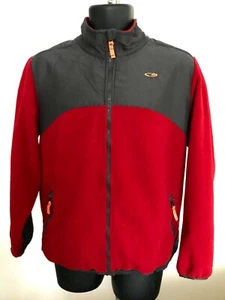 Champion Boys Red / Gray Full Zip Fleece Jacket Size XL (16-18) - Picture 1 of 4