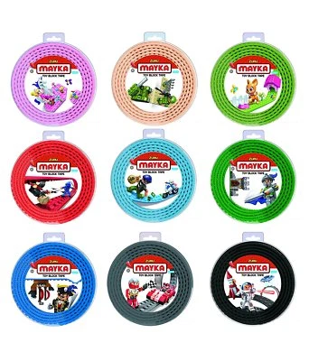 Mayka Spielzeug Block Band 2 Nieten 2 Meter - Wähle Deine Farbe - Bau - Bild 1 von 2