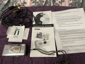 VIVITAR VIVICAM 3705B 3.3 MEGA PIXEL DIGITAL CAMERA - Picture 1 of 4