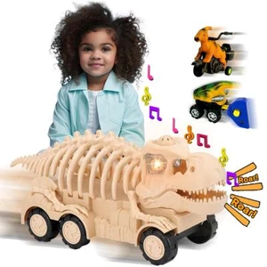 Set da gioco per bambini 5 in 1 scheletro di dinosauro giocattolo luce musica fai da te piccoli dinosauri - Foto 1 di 12