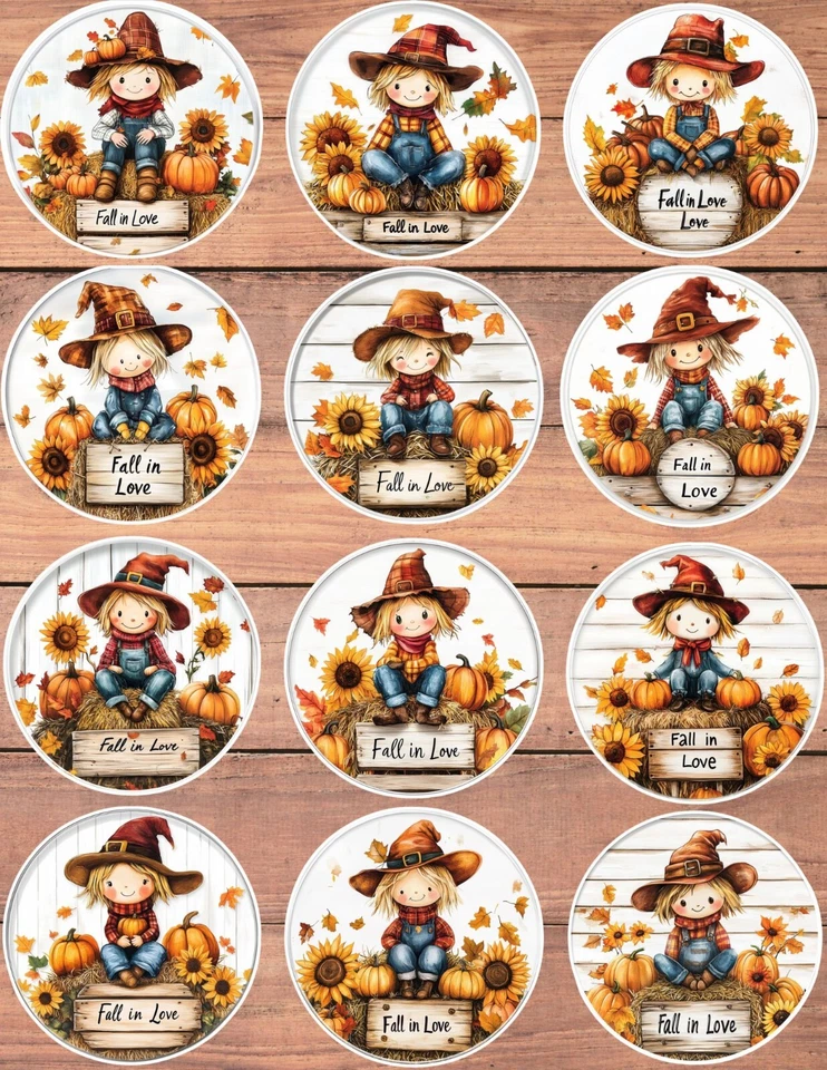 Juego de pegatinas de vinilo troqueladas Fall In Love álbum de recortes portátil botella de agua Foto 1 de 1