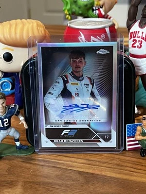 2023 Topps Chrome Formula 1 Brad Benavides Auto #CAC-BB F1 Mint RC🏎️🏁 - Image 1 of 4