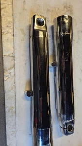 Harley Davidson Softail Pro One lower fork legs chromed 84 to 99 - Picture 1 of 8