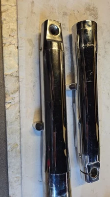 Harley Davidson Softail Pro One lower fork legs chromed 84 to 99 - Image 1 of 4