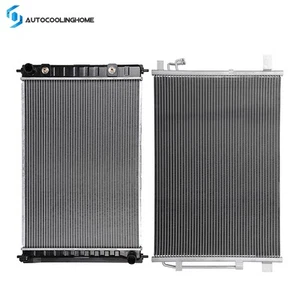 Cooling Radiator And AC Condenser For 09-14 Nissan Murano 2011-2017 Nissan Quest - Picture 1 of 12
