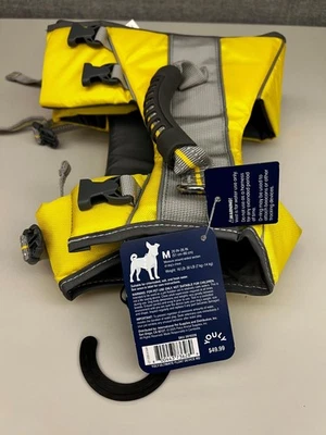 Chaleco salvavidas YOULY perro - Nuevo con etiquetas - Talla M - Reflectante con asa de rescate Foto 1 de 4