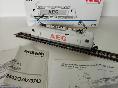 Trix Express Umbau: Märklin 3441, E 143 ‚Weiße Lady‘ AEG, ESU digital, neuw, OVP - Bild 1 von 4