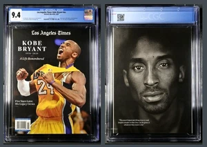 CGC 9.4 KOBE BRYANT Los Angeles Times A Life Remembered Commemorative Magazine - Picture 1 of 6