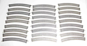 27 pieces Atlas N Scale 2510 9 3/4" Radius Curved Track - Picture 1 of 4