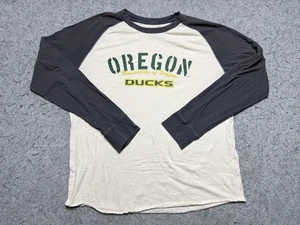Oregon Ducks Shirt Mens XL Black White Long Sleeve University Collegiate Cotton - Picture 1 of 9