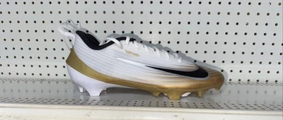 Nike Vapor Speed 3 Mens Football Cleats Size 12 White Gold Black FB3303-103 - Image 1 of 4