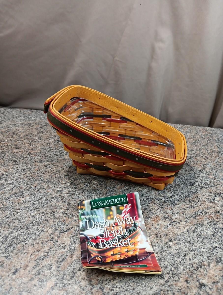 ロンガバーガー Sleigh Basket ソリ クリスマス Decorated