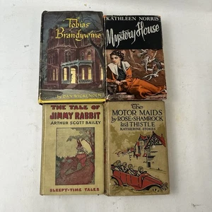 Konvolut 4 Hardcover Bücher 1948 1939 1916 1912 Tobias Brandywine Jimmy Rabbit - Bild 1 von 11