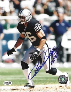 Signed 8x10 ROD WOODSON "HOF 09" Oakland Raiders Autographed photo - w/JSA COA - Picture 1 of 1