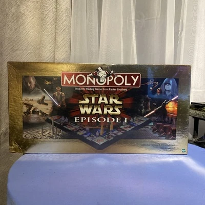  NEW SEALED 1999  STAR WARS Episode 1 MONOPOLY COLLECTOR EDITION 3-D Game board - Image 1 of 4