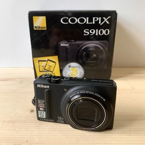 Fotocamera digitale compatta Nikon Coolpix S9100 12.1 MP 18x zoom ottico Full HD - Foto 1 di 5