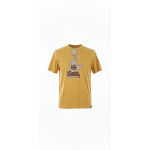 Under Achievers Graphic T-Shirt Yellow Funky Novelty Crew Neck Top - Picture 1 of 9