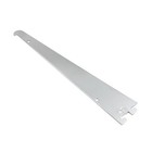 8 inch Chrome Metal Shelf Bracket for Slotted Standard - ½ inch slots 1 inch on