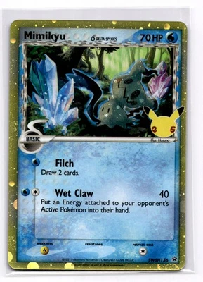 Mimikyu (Delta Species) SWSH: Sword & Shield Promo Cards - Pokemon NM SWSH136 - Image 1 of 2
