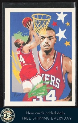 Charles Barkley 1990-91 Hoops #374 Philadelphia 76ers - Image 1 of 2
