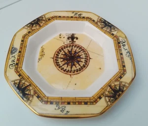 Wedgwood Atlas  [1996] Concorde Souvenir Octagonal Bone China Trinket/Pin Dish - Picture 1 of 5