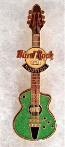 HARD ROCK CAFE HOUSTON GREEN FANTASY GUITAR SERIES PIN # 19708