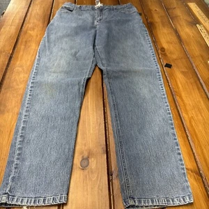 Coldwater Creek  Jeans Womens 16 Blue Denim Straight Leg - Picture 1 of 17