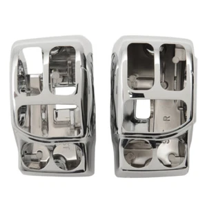 Chrome Handlebar Switch Housings for 2014 & Up Harley-Davidson Touring models - Picture 1 of 1