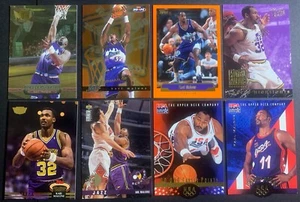 Lote de 8 tarjetas KARL MALONE Utah Jazz EE. UU. Baloncesto EX/NM - Imagen 1 de 2