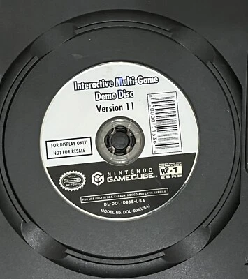 Nintendo Gamecube Interactive Multi-game Demo Disc Version 11. Tested - Image 1 of 3