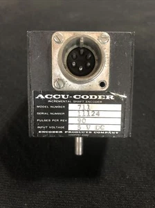 ACCU-CODER 711 Pulses/Rev 90 Input Voltage 5 V DC Incremental Shaft Encoder - Picture 1 of 7
