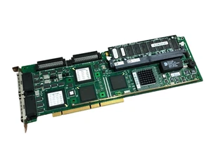 9M905 Dell PERC 3 Channel Ultra-160 SCSI PCI 128MB Cache RAID Controller Card - Picture 1 of 5