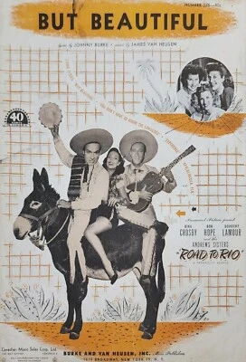 But Beautiful From Road To Rio Piano Song Lyrics Sheet Music d6 - Image 1 of 3