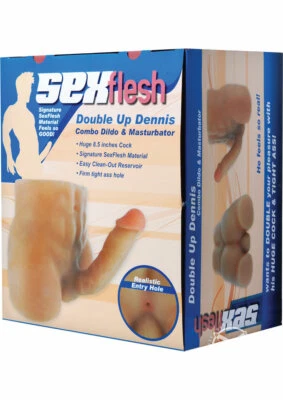 Мастурб Sexflesh Double Up Dennis Dildo - Изображение 1 из 2
