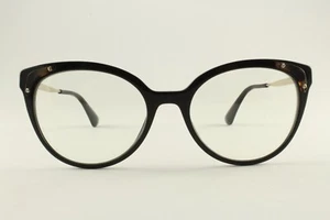 Authentic Prada VPR12U 1AB-1O1 Black Gold 53mm Frames Glasses Italy RX-able - Picture 1 of 7