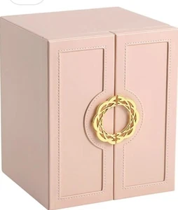 Jewelry Boxes & Organizers for Women Teen Girls Large Jewelry Organizer Box Faux - Picture 1 of 13