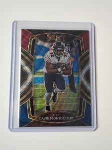 Panini Select 2020 David Montgomery Bears Club Level Tri Color Prizm NFL /99 - Picture 1 of 2